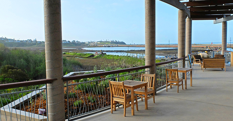 Upper deck at the San Elijo Lagoon Nature Center